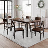 iPormis 63" Extendable Kitchen Table Set for 4-6 People