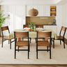 iPormis 35''Tall Dining Chairs Set of 6, Dining Room Chairs with MDF Board & Metal Frame