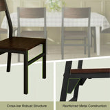 iPormis 35''Tall Dining Chairs Set of 6, Dining Room Chairs with MDF Board & Metal Frame