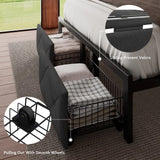 iPormis Bed Frame with Storage Drawers