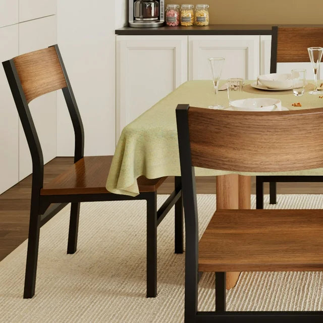 iPormis 35''Tall Dining Chairs Set of 6, Dining Room Chairs with MDF Board & Metal Frame