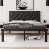 Feonase Metal Bed Frame Heavy-Duty Platform Bed Frame