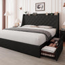 Feonase Bed Frame with 4 Storage Drawers