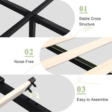 Feonase Bed Frame with 4 Storage Drawers