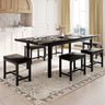 Feonase 7-Piece Dining Table Set for 4-8