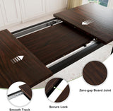 Feonase 7-Piece Dining Table Set for 4-8
