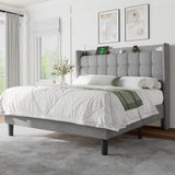 Feonase Bed Frame with Charging Station