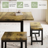 Feonase 7-Piece Dining Table Set for 4-8