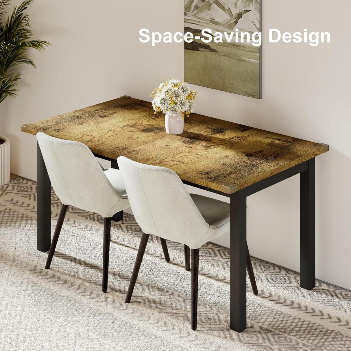 Feonase 63" Extendable Dining Table