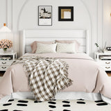 Lift Up Storage Bed, Modern Wingback Headboard, Hydraulic Support, No Box Spring Needed