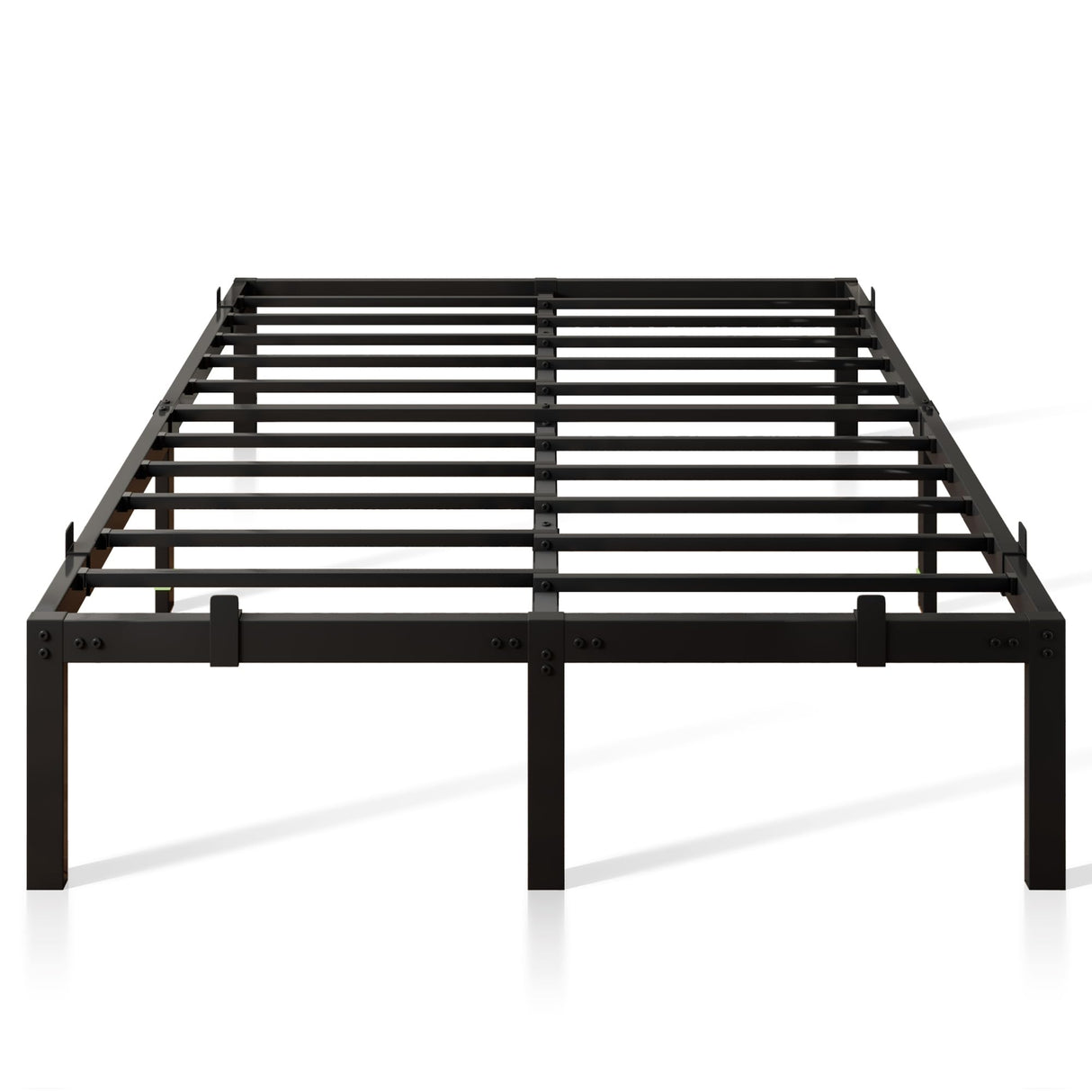 Feonase Metal Bed Frame Platform Bed with 6 Non-Slip Mattress Gaskets